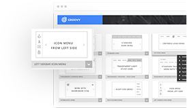 Online library of mega menu presets for Groovy Menu